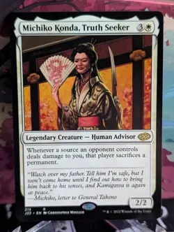 [NM] Michiko Konda, Truth Seeker | MTG Jumpstart 2022 J22 215 | Pack Fresh - Image 1