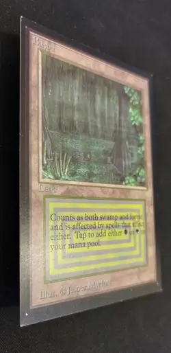 MTG Magic the Gathering International Edition Bayou LP Light Play Condition!! - Image 4