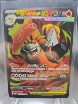 Pokemon TCG Mega Camerupt ex 156/132 Mega Evolution - Image 1