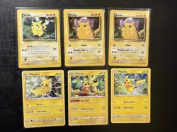 Vintage Pikachu Lot! Pokemon Base Set. Fossil. Base set 2. Cosmic eclipse Rare - Image 1