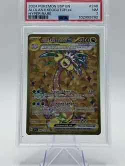Pokemon Alolan Exeggutor ex Surging Sparks Hyper Rare #248 PSA 9 Mint - Image 1