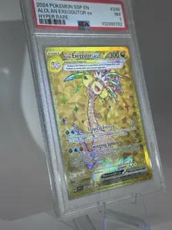 Pokemon Alolan Exeggutor ex Surging Sparks Hyper Rare #248 PSA 9 Mint - Image 2