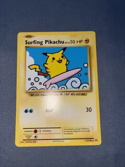 Pokemon TCG Surfing Pikachu 111/108 2016 Evolutions Regular - Image 1