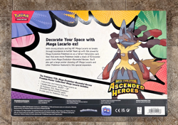 Pokemon TCG Ascended Heroes Mega Lucario Premium Poster Collection SEALED✅ - Image 2