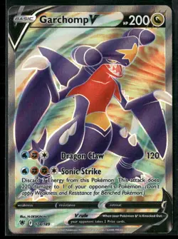 Pokemon - Garchomp V 178/189 Ultra Rare Astral Radiance HP - Image 1