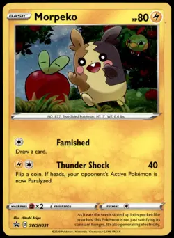 Morpeko SWSH031 Holo Promo Sword & Shield Promo Pokemon Near Mint - Image 1