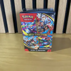 Pokemon TCG: Mega Evolution Booster Bundle 6 Booster Packs FREE SHIPPING SEALED - Image 1
