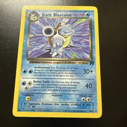 Dark Blastoise Rare Team Rocket 20/82 NM Pokemon TCG WOTC Regular Vintage LP - Image 1