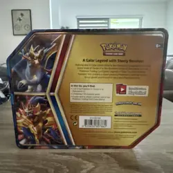 Pokemon TCG Galar Legend Zamazenta V Tin 2020 Thin w/ 5 Packs New Sealed - Image 2