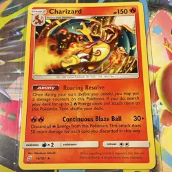 The Pokemon Company Charizard 14/181 SM-Team Up Rare Regular ENG Stage 2 HP150 - Image 1
