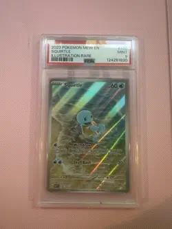 Pokemon Squirtle 170/165 Scarlet & Violet 151 PSA 9 Illustration Rare Holo - Image 4
