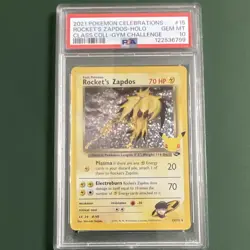 Pokemon TCG Rocket's Zapdos 15/132 Celebrations Classic Collection Holo PSA 10 - Image 1