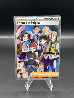 Pokemon TCG Trainer Friends in Paldea Ultra Rare 137/131 Prismatic Evolutions - Image 1