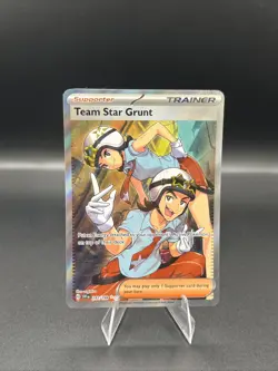 Holo Team Star Grunt - 242/198 Scarlet & Violet Base Set Ultra Rare Pokemon TCG - Image 1