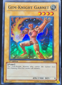 Gem-Knight Garnet - HA05-EN001 Super Rare 1st Edition YuGiOh TCG Card - Image 1