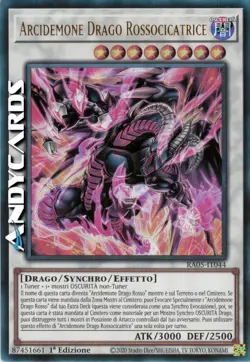 ARCIDEMONE DRAGO ROSSOCICATRICE • Ultra R • RA05 IT044 • 1Ed • Yugioh! ANDYCARDS - Image 1