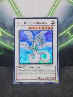 Yugioh Light End Dragon LCGX-EN189 Ultra Rare 1st Edition NM - Image 1