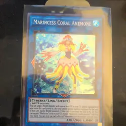 Marincess Coral Anemone Secret Rare RIRA-EN041 Rising Rampage Unlimited Yugioh - Image 2