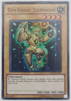 Gem-Knight Tourmaline - HA05-EN003 Super Rare Unlimited Edition Yugioh TCG Card - Image 1