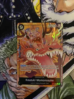 One Piece TCG OP16-085 Kouzuki Momonosuke Alt R Alternate Art The Time of Battle - Image 1