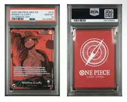 2025 ONE PIECE EB02 Anime 25th Monkey D. Luffy Alt Art EB02-010 PSA 10 - Image 3