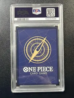 2025 ONE PIECE OP13 #064 CARRYING ON HIS WILL GOL D ROGER ALT ART PSA 10 A3 - Image 2