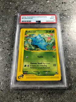 Pokemon TCG Cards Bulbasaur 94/165 Expedition PSA 9 MINT - Image 1