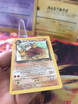 Pokemon Karte Card DARK Dugtrio Dunkles Didgri Team Rocket English Wotc Exc+ - Image 2