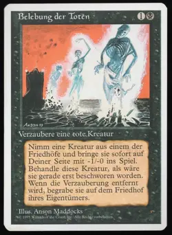 Belebung der Toten / Animate Dead - Vierte (Fourth) Edition - Near Mint - MTG - Image 1