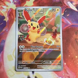 The Pokemon Company Plusle Illustration Rare Holo SV04 Paradox Rift EN 193/182 - Image 1