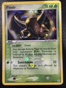 Pokemon TCG Pinsir 13/101 Reverse Holo DMG - Image 1