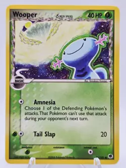 Wooper (Delta Species) 71/101 Pokemon TCG Dragon Frontiers Regular LP - Image 1