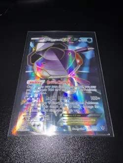 Pokemon TCG Genesect EX Full Art Holo Card 120/124 Fates Collide - Image 1