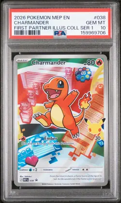 2026 POKEMON FIRST PARTNER ILLUSTRATION COLLECTION SERIES PSA 10 SEQUENTIAL SET - Image 3