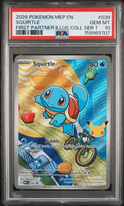2026 POKEMON FIRST PARTNER ILLUSTRATION COLLECTION SERIES PSA 10 SEQUENTIAL SET - Image 4