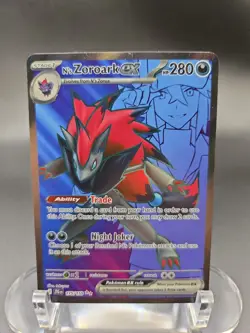 Pokemon TCG N's Zoroark ex 175/159 Journey Together NM - Image 1