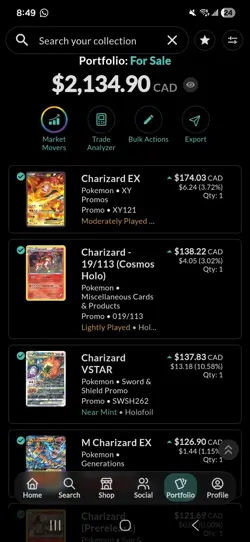 52 Charizard Card Collection Lot EX GX V VMAX VSTAR ex Pokemon XY SM SWSH SV - Image 3