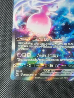 Pokemon TCG SWSH Crown Zenith Galarian Gallery Hatterene VMAX GG47/GG70 Card nm+ - Image 5