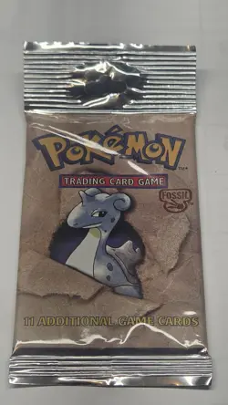 Pokemon Fossil Set Booster Pack LAPRAS Sealed Vintage 20.8grams - Image 1