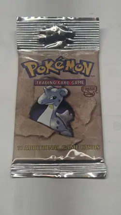 Pokemon Fossil Set Booster Pack LAPRAS Sealed Vintage 20.8grams - Image 5