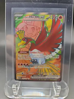 Pokemon TCG Ethan's Ho-Oh Ex 209/182 - NM pack fresh - Image 1