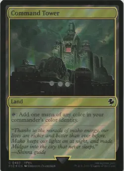 Command Tower (0485) (Surge Foil) - FOIL - C Commander: FINAL FANTASY 485 - MTG - Image 1