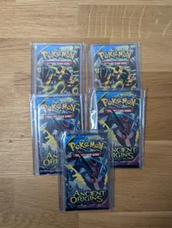 5x Pokemon XY Ancient Origins Booster Packs - Image 1