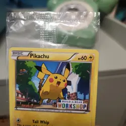 Pokemon TCG Pikachu Build-A-Bear Workshop Promo 20/108 Promo Sealed Card Mint - Image 2