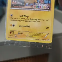 Pokemon TCG Pikachu Build-A-Bear Workshop Promo 20/108 Promo Sealed Card Mint - Image 3