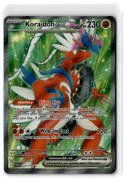 2025 Pokemon Full Art Koraidon EX #231/198 - Image 1