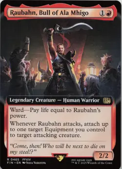 Raubahn, Bull of Ala Mhigo (Extended Art) R FINAL FANTASY 465 - LP - Image 1