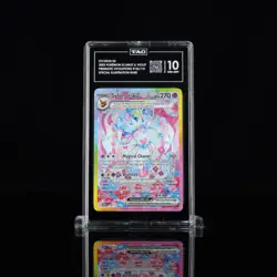 2025 Pokemon SV Prismatic Evolutions 156/131 Sylveon EX SIR TAG 10 (966) - Image 1