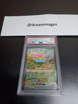 VENUSAUR EX PSA 9 2023 POKEMON MEW EN-151 SPECIAL ILLUSTRATION RARE #198 - Image 1