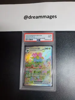 VENUSAUR EX PSA 9 2023 POKEMON MEW EN-151 SPECIAL ILLUSTRATION RARE #198 - Image 2